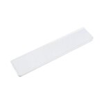 Carrara et matta dora tablette murale 60x12cm en mati�re synth�tique blanc