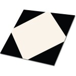 Tulup - carreaux autocollants pvc, carrelage pvc adh�sif - 30x30cm - kit de 9 - diamant, stickers carrelage ...