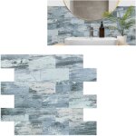 Carrelage adhsif dcoupable autocollant de carrelage pvc film pour carrelage carrelage mural 34x29cm ...