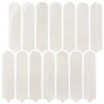 Carrelage adh�sif plus �pais pour cuisine et salle de bain, couleur cr�me, style m�tro, autocollant mural ...