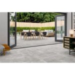 Carrelage d'ext�rieur imitation b�ton - s�rie clarens - dimensions: 60, 8 x 60, 8 cm - castelbajac ad ...