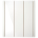 Carrelage mur ceramic connection white brillante 1x30 cm