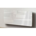 [jamais utilis] carrera radiateur a inertie ceramique verre blanc lcd 2000w