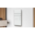 Jamais utilise] carrera radiateur seche - serviette verre lcd 1000w blanc - blanc