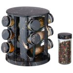 Carrousel a epices noir en marbre