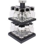 Carrousel tournant � �pices avec 16 pots en verre