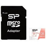 Carte m�moire microsdxc silicon power superior 128 go v30 uhs - 1 u3 a1 + adaptateur
