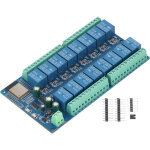 Carte de module de relais 16 canaux pour le d�veloppement de esp32 - wroom smart home dc5 - 12v