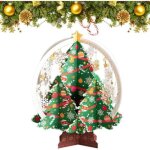 Carte pop - up 3d arbre de nol carte de v?ux verte cartes cadeaux de nol avec enveloppes cartes de ...