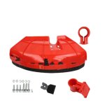 Carter de protection pour d�broussailleuse multi 4 - 1 brosse + kit de fixation - remplacement de d�flecteur ...