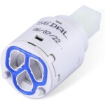 Cartouche en c�ramique, 25mm cartouche robinet, cartouche de rechange, adapt� au robinet de cuisine et ...