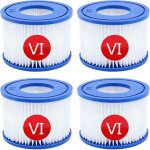 Cartouches filtrantes pour piscine bestway vi, lot de 4 filtres pour lay - z - spa miami Cartouches filtrantes pour piscine bestway vi, lot de 4 filtres pour lay - z - spa miami