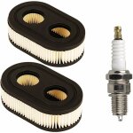 Cartouche de nettoyage filtre  air avec bougie d'allumage compatible with moteur briggs & stratton 798452 ...