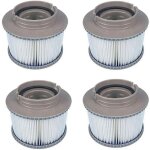 Cartouches de rechange pour spas et piscines 4 filtre avec filets de protection pour mod�les mspa bubble ...