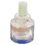 Cartouche de robinet  disque en cramique 35mm, levier de douche de lavabo de bain en plastique mitigeur ...