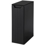 [en. casa] - meuble bas de salle de bain avec 1 porte - newport 20 x 60 x 40 cm rainur noir
