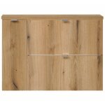 Meuble sous lavabo newport 80 x 60 x 40 cm effet chne [en. casa]