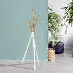 [en. casa] - portemanteau laerdal acier 172 x 49 x 49 cm blanc