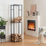 [en. casa] - range - b�ches ulvila pour int�rieur 170 x 45 x 30 cm noir