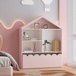 [en. casa] - tagre pour enfant vestnes rose barbe  papa / blanc