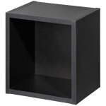[en. casa] - tagre murale de salle de bain newport 27 x 25 x 21 cm noir