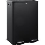 Casabel poubelle 60l, double compartiment, couvercles silencieux,