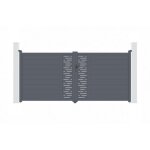 Casanoov - portail aluminium battant arlberg 350x160cm