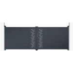 Casanoov - portail aluminium battant arlberg 400x140cm