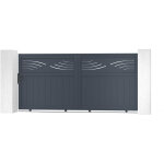 Portail aluminium coulissant halti 300x140cm