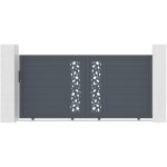 Casanoov - portail aluminium coulissant sunny 350x140cm