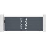 Casanoov - portail aluminium coulissant sunny 400x140cm Casanoov - portail aluminium coulissant sunny 400x140cm