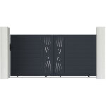 Casanoov - portail aluminium coulissant veleta 300x160cm Casanoov - portail aluminium coulissant veleta 300x160cm