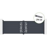 Casanoov - portail battant 4m sunny h. 120cm alu + motorisation ranger b150