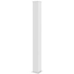 Casanoov - poteau eifel 15x15cm aluminium h. 166cm blanc mat