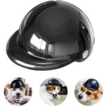 S - casque de chien casque de moto pour animaux de compagnie casquette de s�curit� pour chien chat v�lo ...