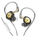 Casque de surveillance de scne intra - auriculaire kz edx pro couteurs  double unit dynamique magntique ...