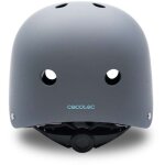 Casque urbain gris pour v�los et trottinettes �lectriques, taille s - m (54 - 58 cm). casque homologu� ...