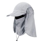 Casquette solaire pliable, chapeaux de pche, casquettes de protection upf 50 + avec rabat de cou pour ...