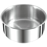 Casserole acier inoxydable 16 cm gris tefal l8982804