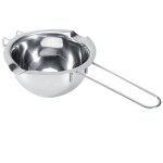 Casserole en acier inoxydable pour faire fondre le chocolat, le beurre et le lait, ustensile de cuisine ...