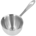Casserole  lait maille, chauffe - lait au beurre en acier inoxydable avec bec verseur double pour ...