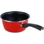 Casserole magefesa k2 rouge 16 antiadh�sif acier inoxydable tous types de cuisini�res lave - vaisselle ...