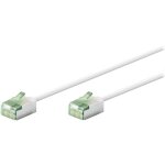 Cat 8. 1 câble patch ultra - flexible, slim, u / ftp, blanc, fiches extra - courtes, conducteur en cuivre ... Cat 8. 1 câble patch ultra - flexible, slim, u / ftp, blanc, fiches extra - courtes, conducteur en cuivre ...