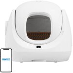 Catlink - baymax bac  litire autonettoyant, sr, limination des odeurs, pour plusieurs chats