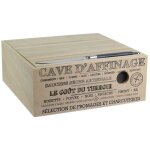 Cave  fromage en bois avec couteau