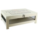 Cave  fromage en bois avec plateau de service