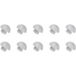 Ccykxa lot de 10 tampons universels pour abattant de wc - blanc - r�duisent les �carts sonores - convient ...