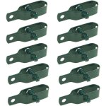 A lot de 10 tendeurs de fil de clture lectrique en acier au carbone pour btail, btail, chevaux, ferme, ...
