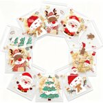 Ccykxa 100 sachets en cellophane adhsifs transparents 10x10 cm - pour bonbons, biscuits, cadeaux de ...