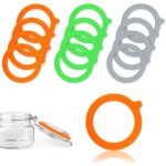 Ccykxa lot de 12 joint bocaux joints caoutchouc d'�tanch�it� de bocal rondelles bocaux de remplacement ...